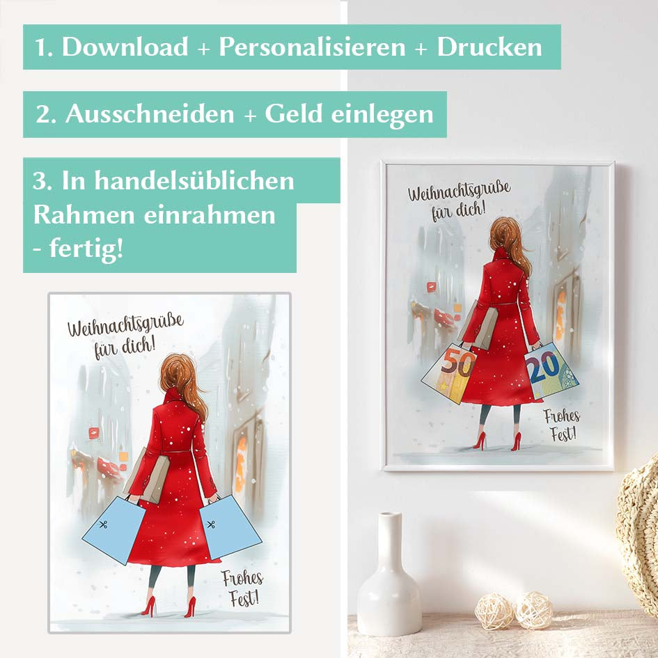 Geldgeschenk zu Weihnachten Herzensprojekt Manufaktur