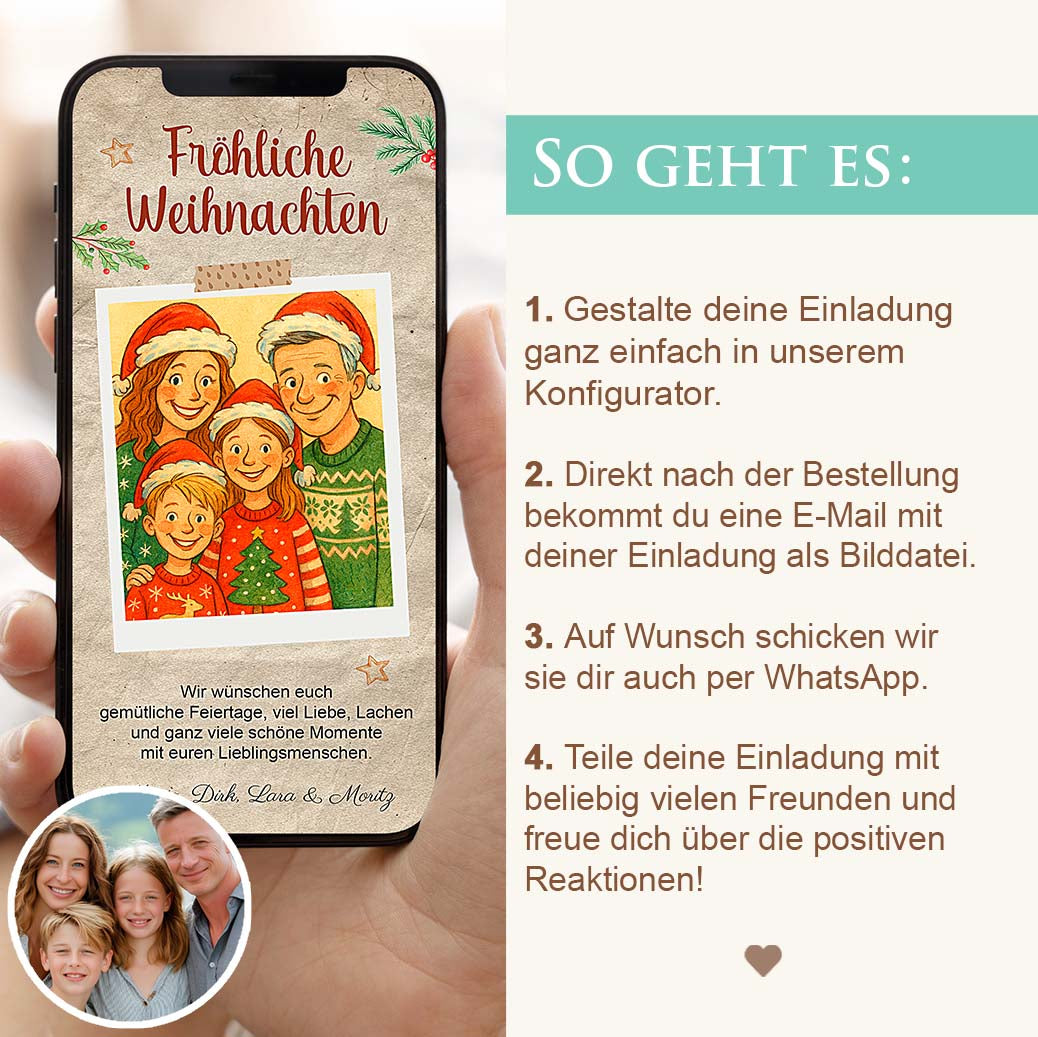 Weihnachtsgrüße WhatsApp Herzensprojekt Manufaktur