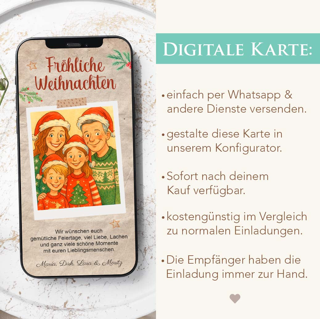 Weihnachtsgrüße WhatsApp Herzensprojekt Manufaktur