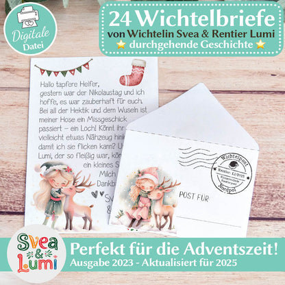Wichtelbriefe Svea & Lumi 2023 Herzensprojekt Manufaktur