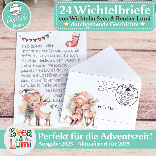 Wichtelbriefe Svea & Lumi 2023 Herzensprojekt Manufaktur