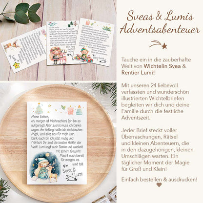 Wichtelbriefe Svea & Lumi 2023 Herzensprojekt Manufaktur