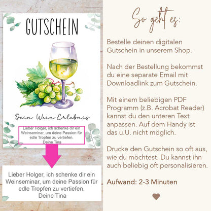 Wein Gutschein Herzensprojekt Manufaktur