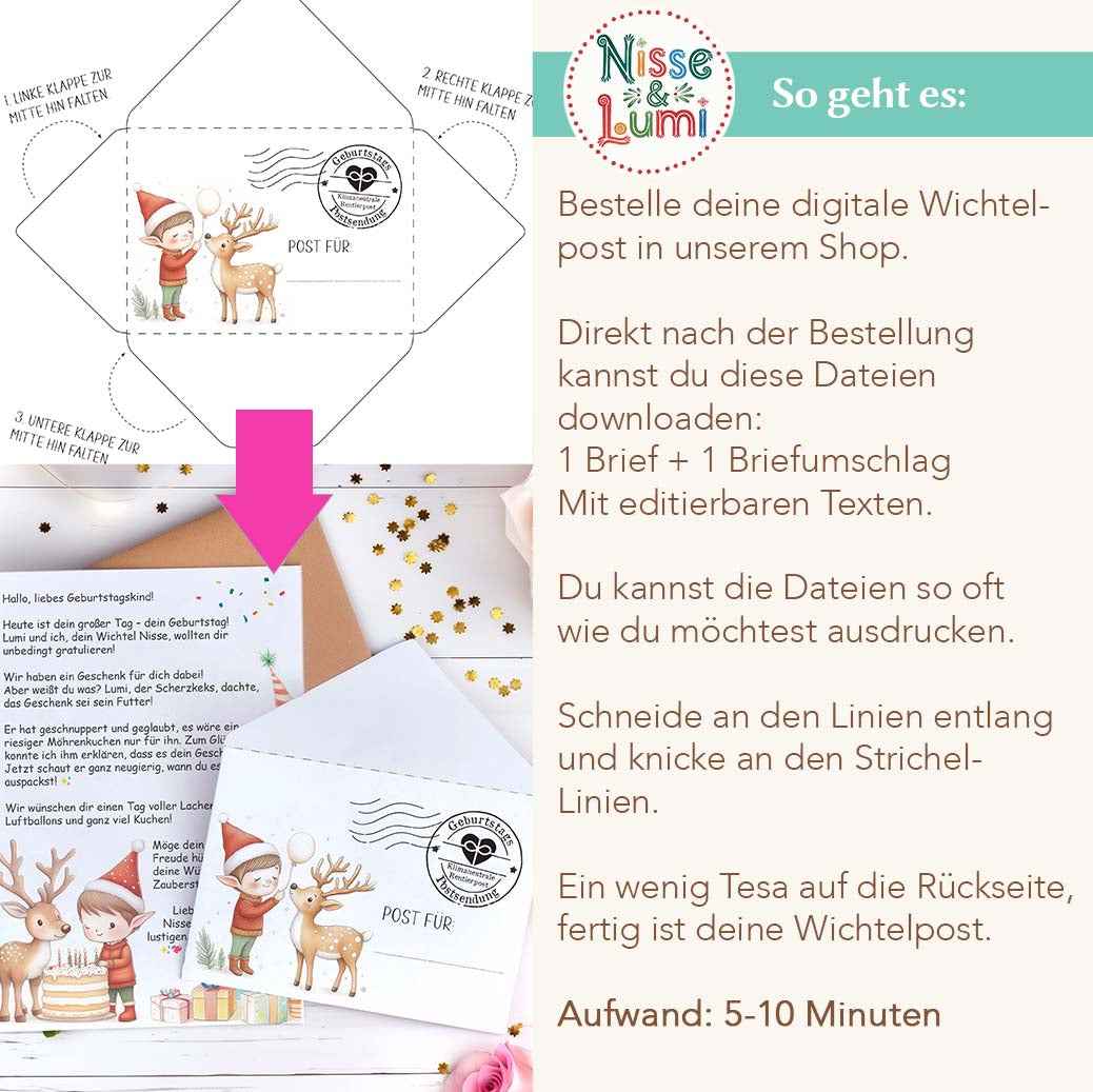 Wichtelbrief Vorlage Download