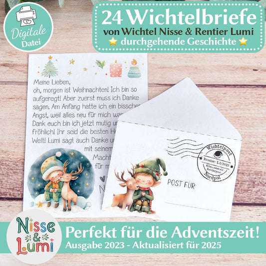24 Wichtelbriefe Herzensprojekt Manufaktur