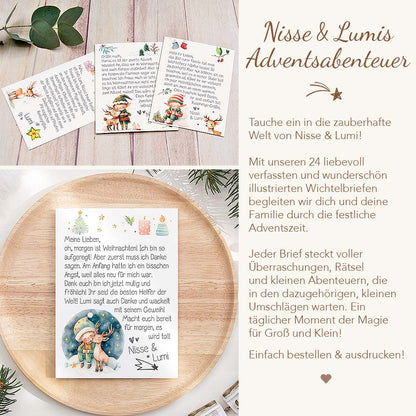 24 Wichtelbriefe Herzensprojekt Manufaktur
