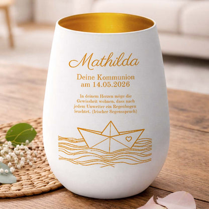 Windlicht Kommunion 1 TeeInBlue