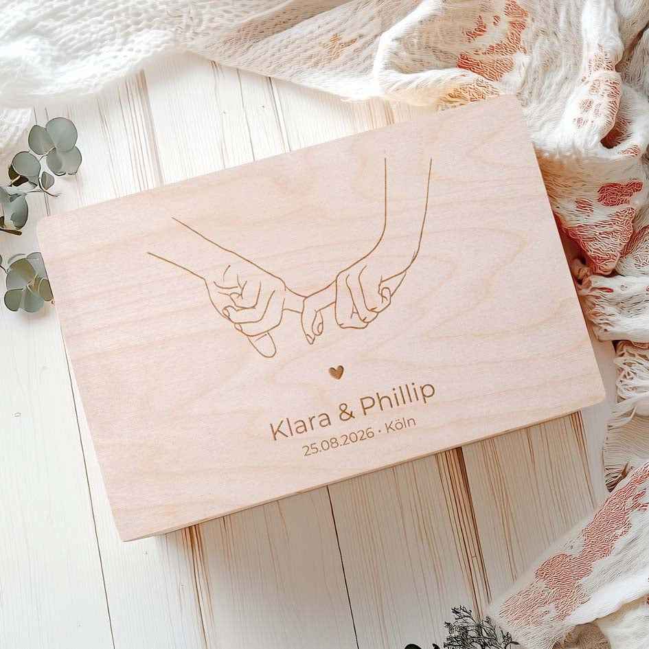 Erinnerungsbox Hochzeit Ringe
